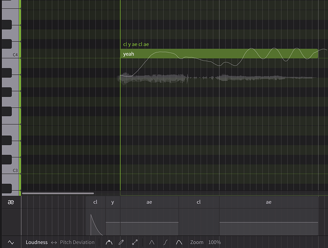 before and middle vocal fry