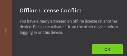 Licensce conflict